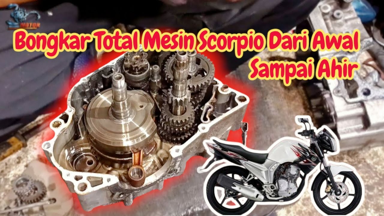 Bongkar Total Mesin Yamaha Scorpio! Dari Awal Sampai Selesai 💥