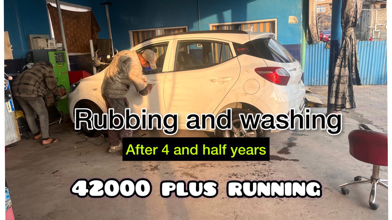 Grand i 10 Nios / restoration work / rubbing and washing❤️