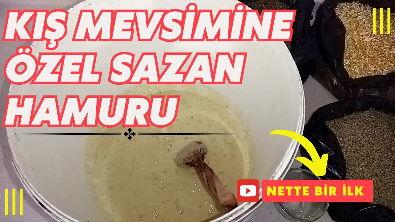 Kışın Sazan Hamuru Nasıl Yapılır ?