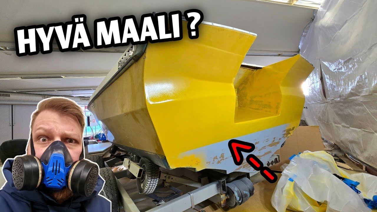 MILL&Auml; MAALILLA VENE KANNATTAA MAALATA? - Testataan Kehuttua Maalia!