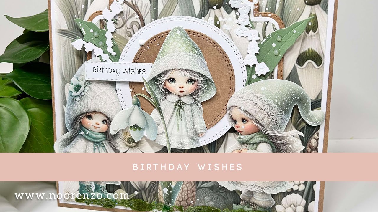 Kaarten maken met de collectie Fairybells voorjaar door Jolanda