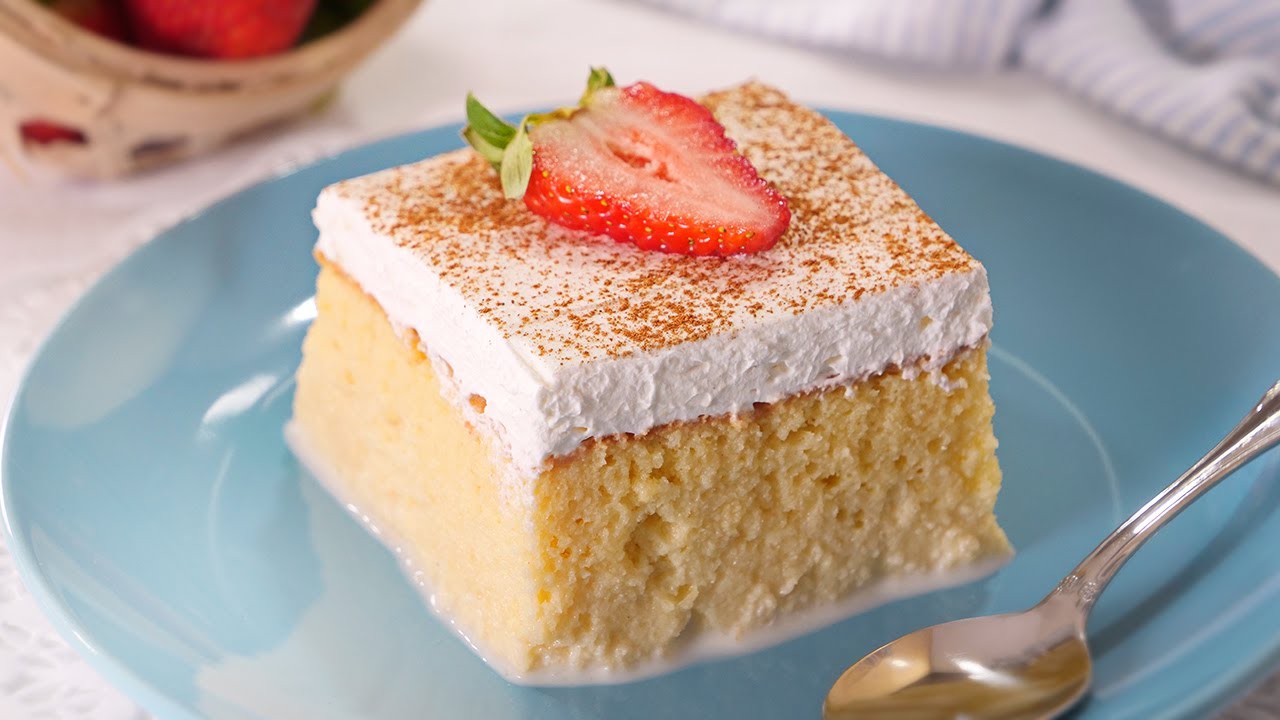 Pastel 3 Leches muy Fácil y súper Delicioso