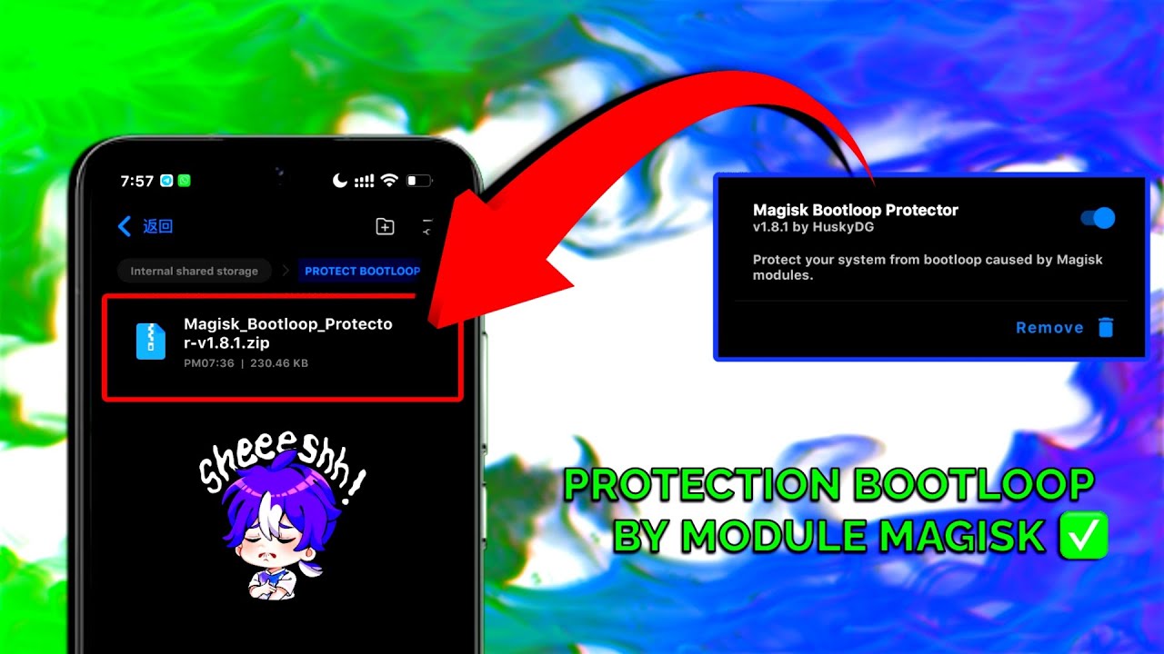 MODULE MAGISK PROTECTOR SOLUTION BOOTLOOP 🔥 | CUSTOM ROOM