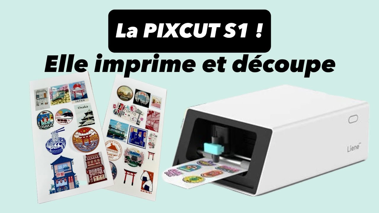 La MACHINE du moment !!DECOUVERTE de L'imprimante photo LIENE PIXCUT S1 et machine de découpe en 1 !