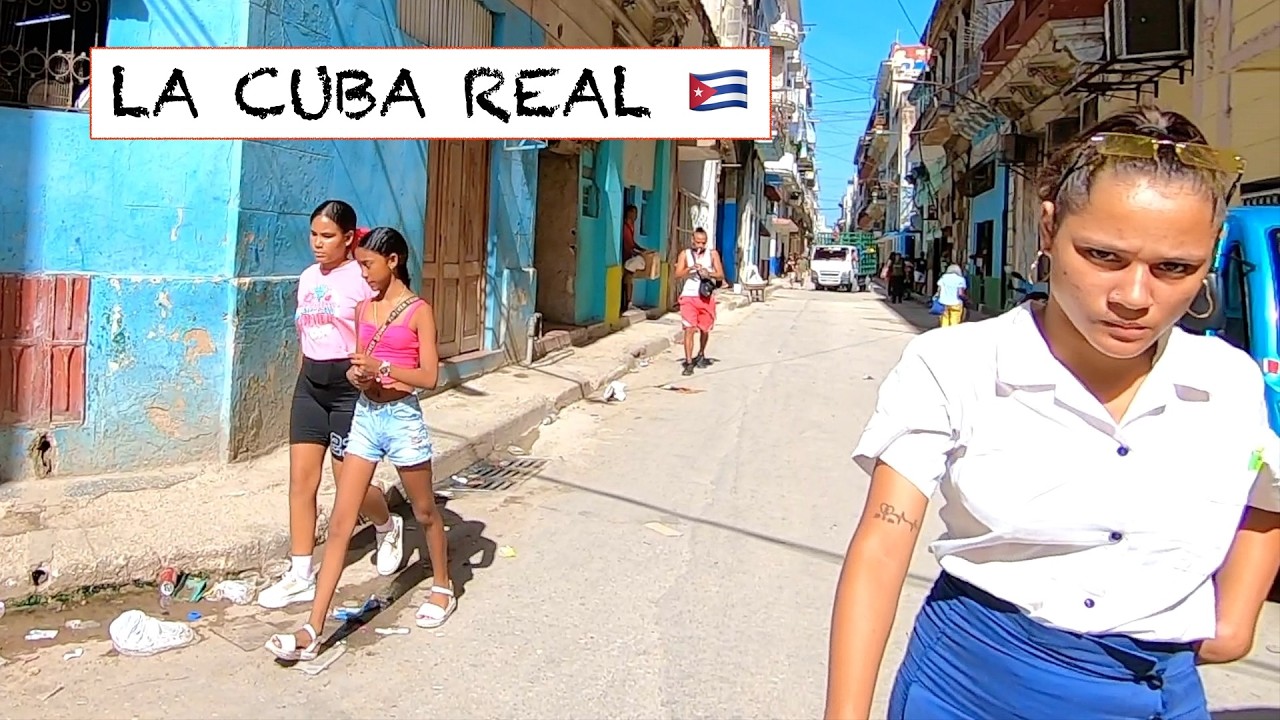 LA CUBA REAL 🇨🇺 Mujeres y Vida Cotidiana | Walking Tour | San Rafael La Habana