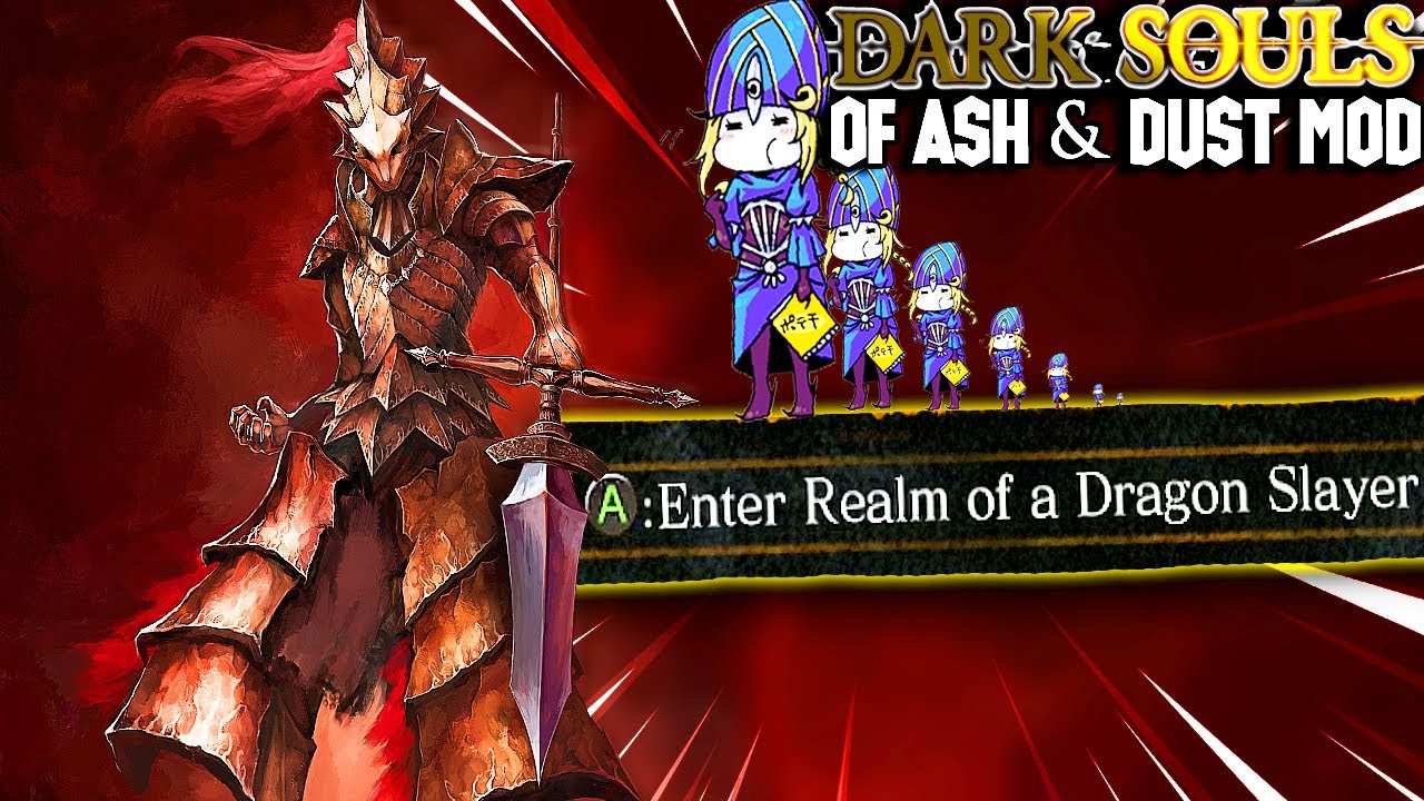 One Of The Most Unique NEW Boss Fights - Dark Souls Of Ash And Dust Mod Funny Moments PART 5