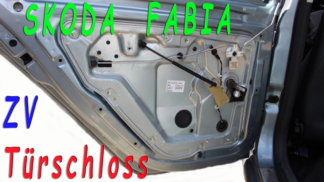 Skoda FABIA - Türschloss - ZV - Türgriff DEFEKT - ausbauen wechseln DIY