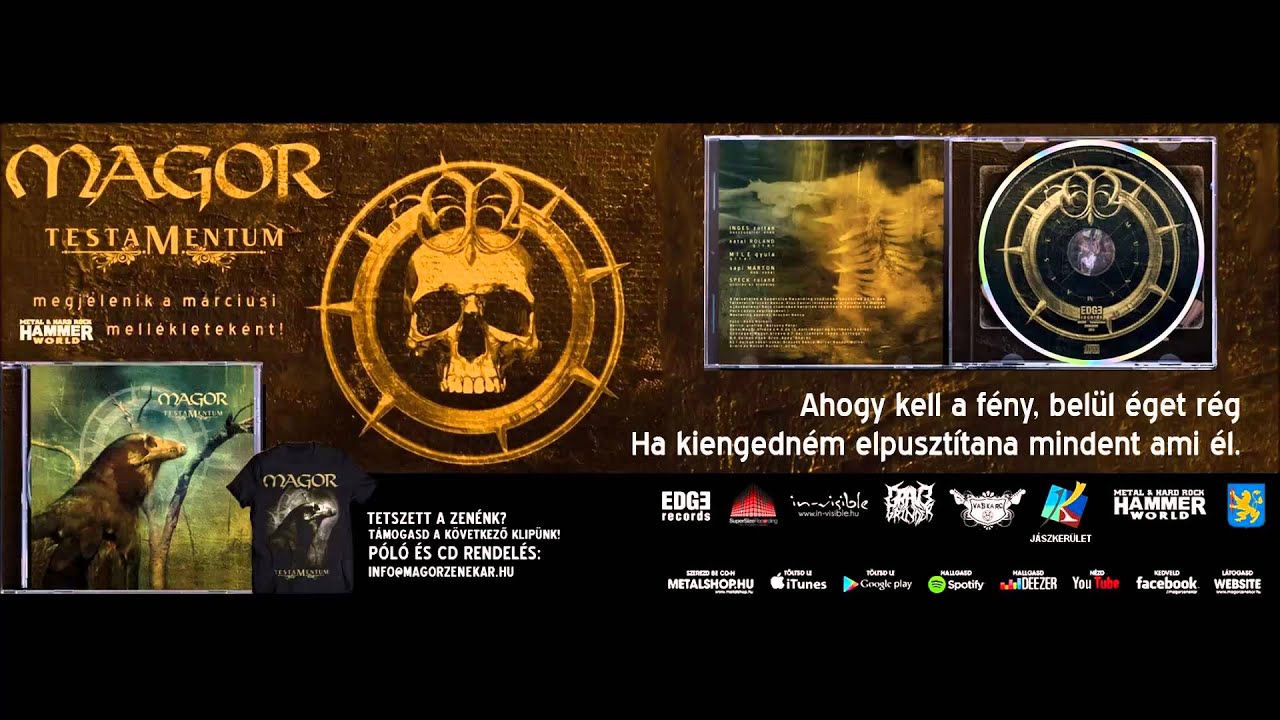 Magor - Vihar (hivatalos szöveges / lyrics videó a Testamentum lemezről)