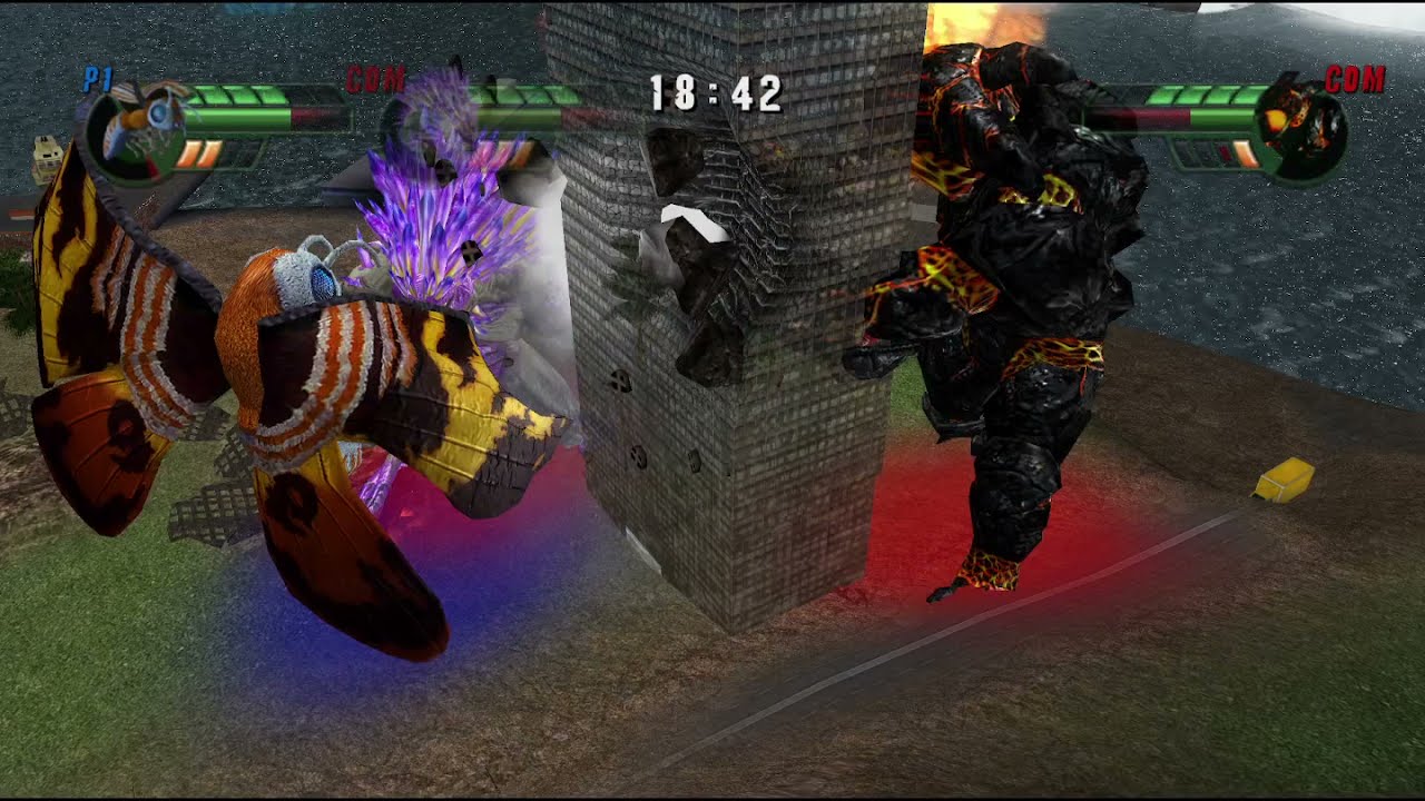 Godzilla Unleashed Overhaul - Mechagodzilla II, Kiryu & Mothra vs. Krystalak & Obsidius