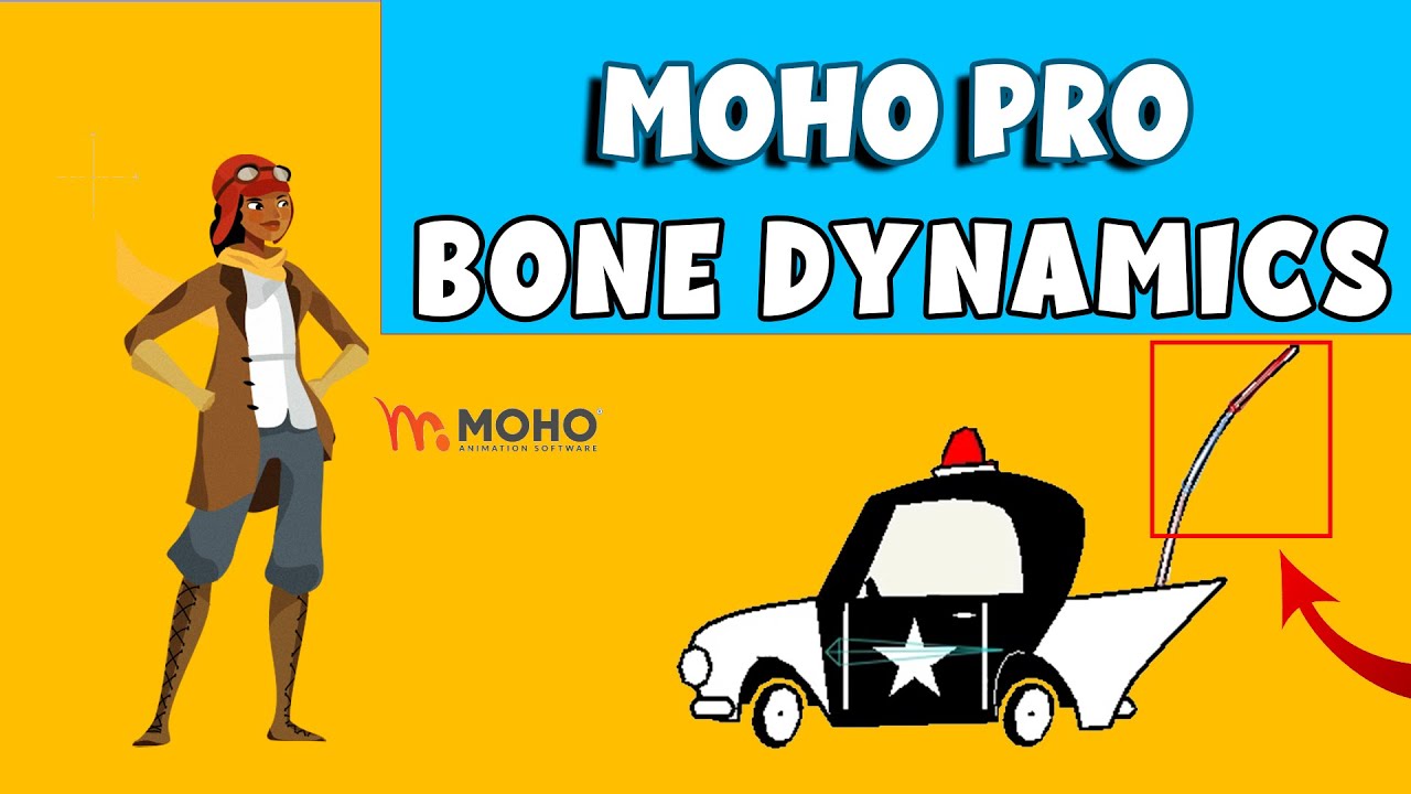 Moho Pro: Animate using Bone Dynamics and automatic Wind - Tutorial