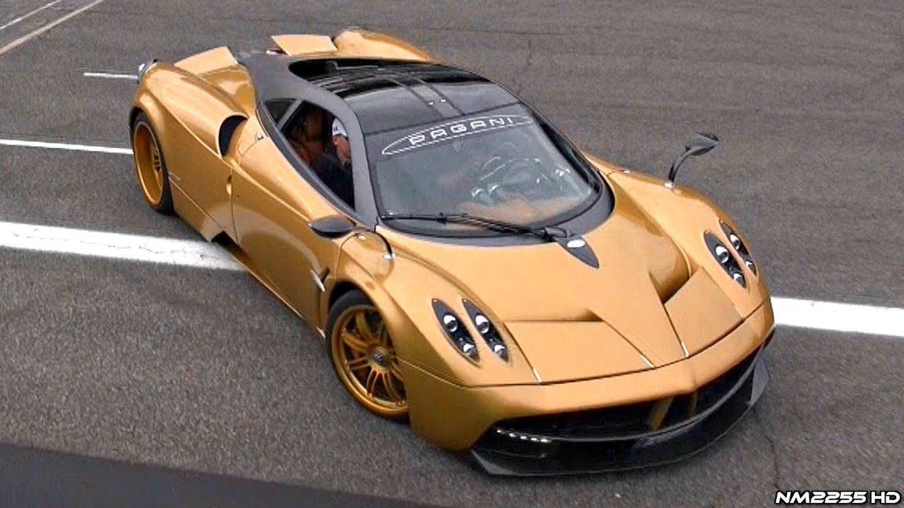 Pagani Huayra in Action - Start Up, Revs, Accelerations & More!