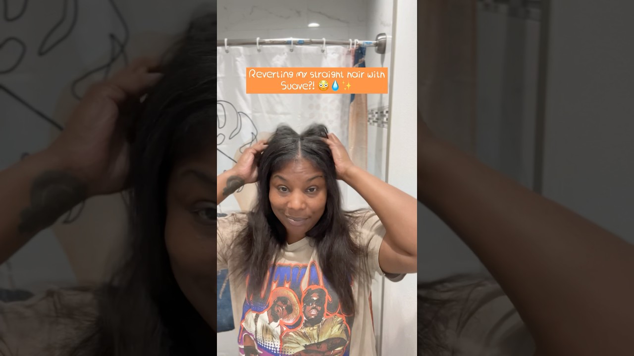 Reverting My Straight Hair with $3 Suave Shampoo | Natural Hair Transformation