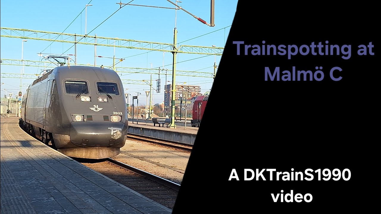 Trainspotting at Malmø C (Feat @Tognørden)