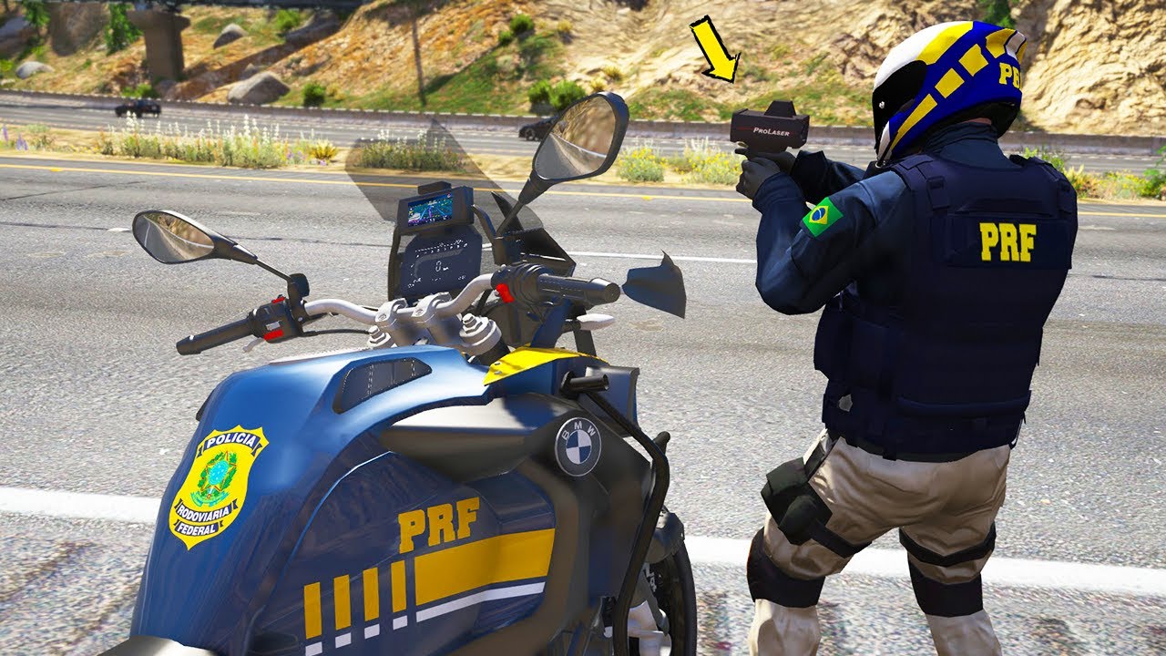 PRF REALIZA OPERAÇÃO PARA COMBATER O EXCESSO DE VELOCIDADE #OLDBOB #GTA5 #COMIGO