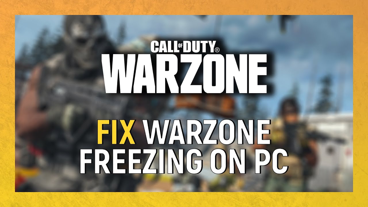 How to Fix Warzone Freezing on PC