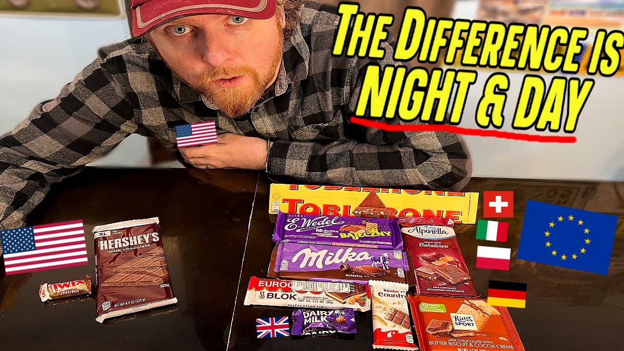 European VS American Chocolate Taste Test - Comparison/Quality Difference