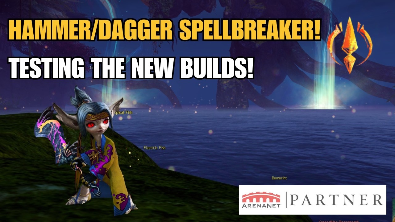 Guild Wars 2 &mdash; Spellbreaker (Молот/Кинжал) PvP &mdash; Тестируем новый билд на воина! Ультимативная сбо...