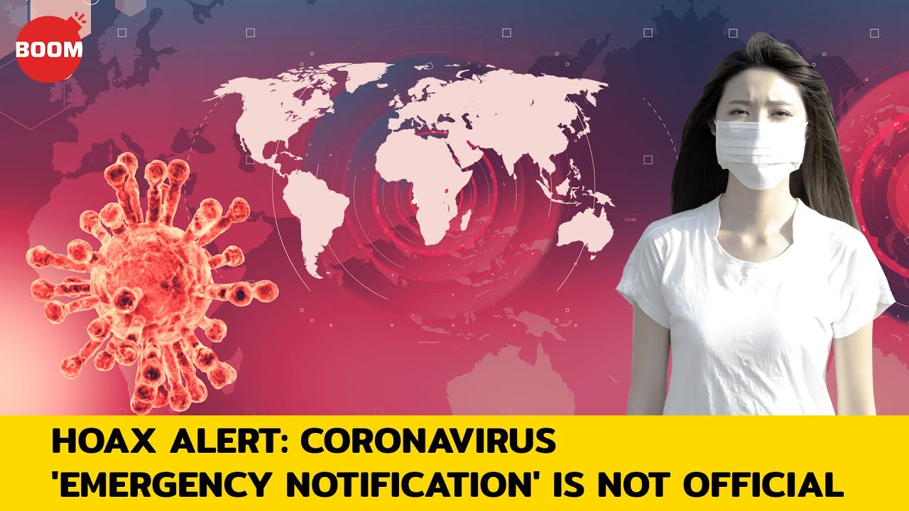 Hoax Alert: Coronavirus 'Emergency Notification' Is Not Official