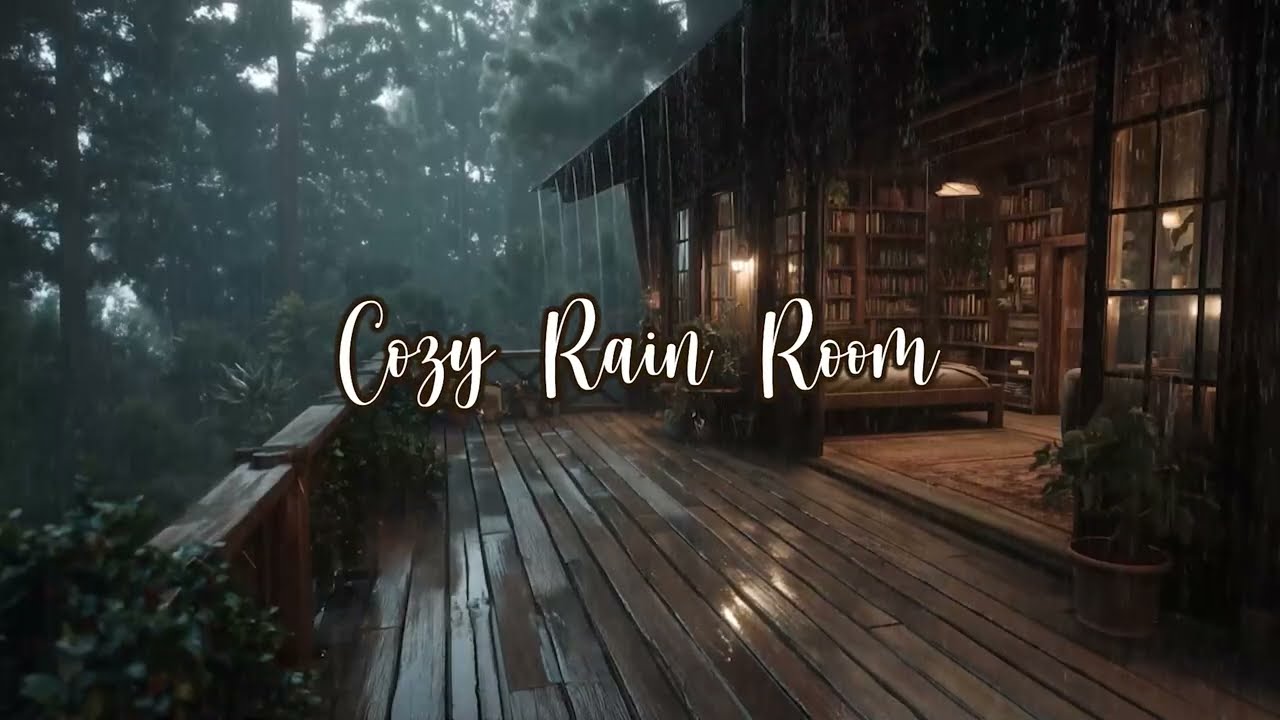 Gentle Forest Rain Ambience 🌲🌧️ Soothing Nature Sounds for Peaceful Sleep and Relaxation