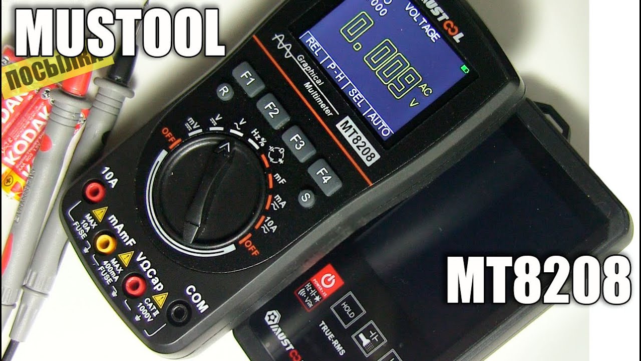 Мультиметр - осциллограф MUSTOOL MT8208