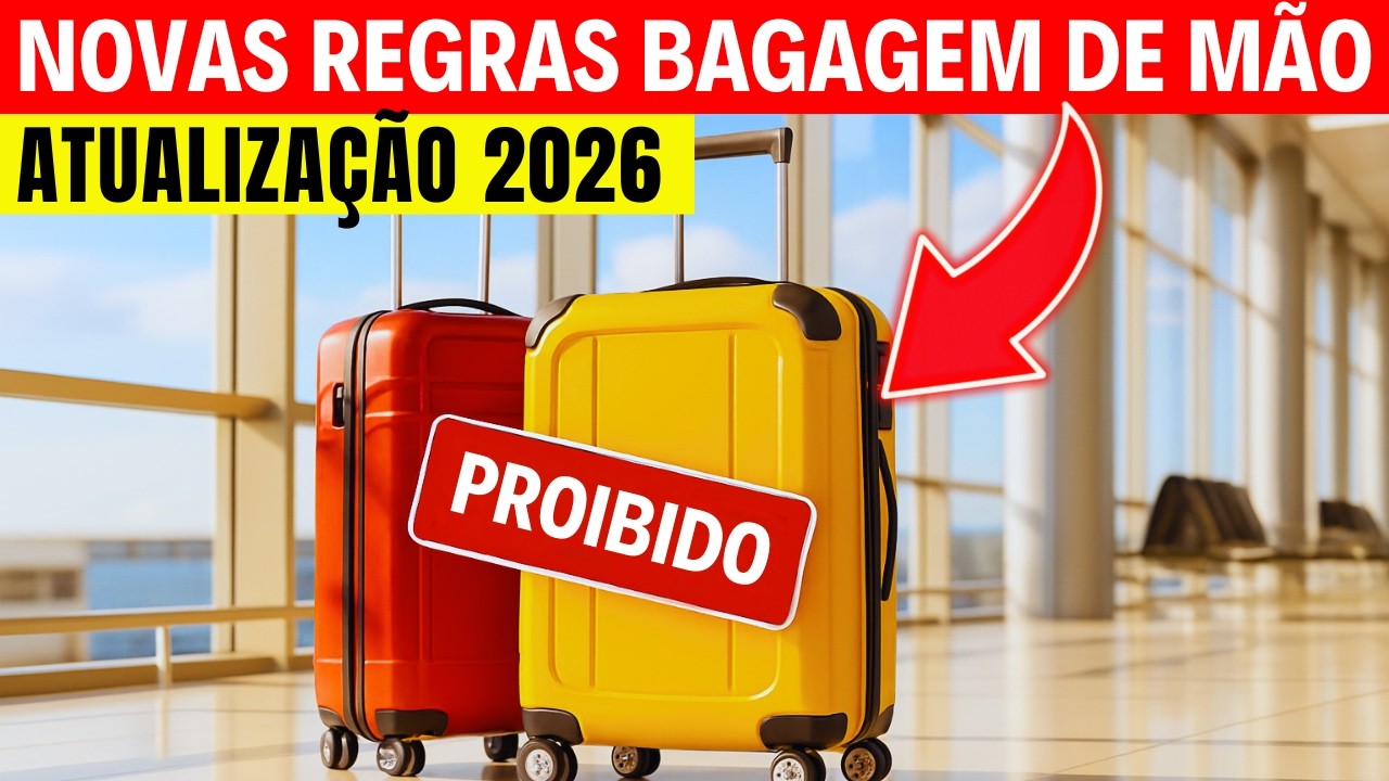 NOVAS Regras de BAGAGEM DE MÃO em 2026 que VOCÊ PRECISA Saber | Dicas de Viagem | Dicas de Viagem
