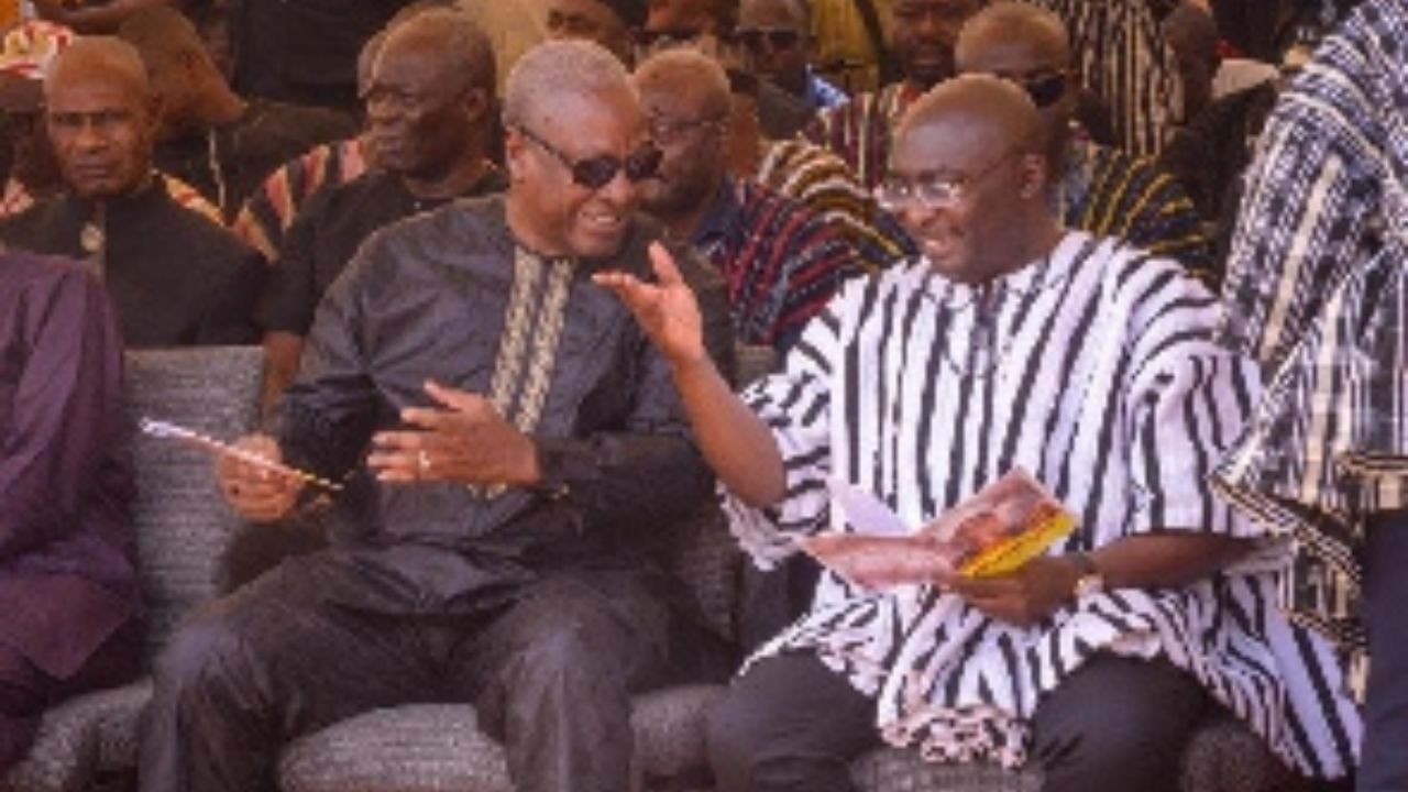 The moment Mahama took a shade at Bawumia during the state of the nation's address