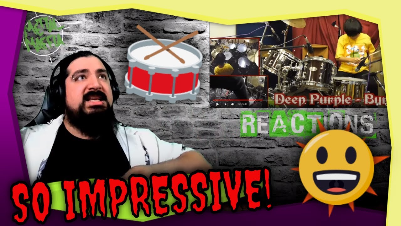 Burn - Deep Purple / Covered by Yoyoka Soma | METTAL MAFFIA | REACTION | MAGZ