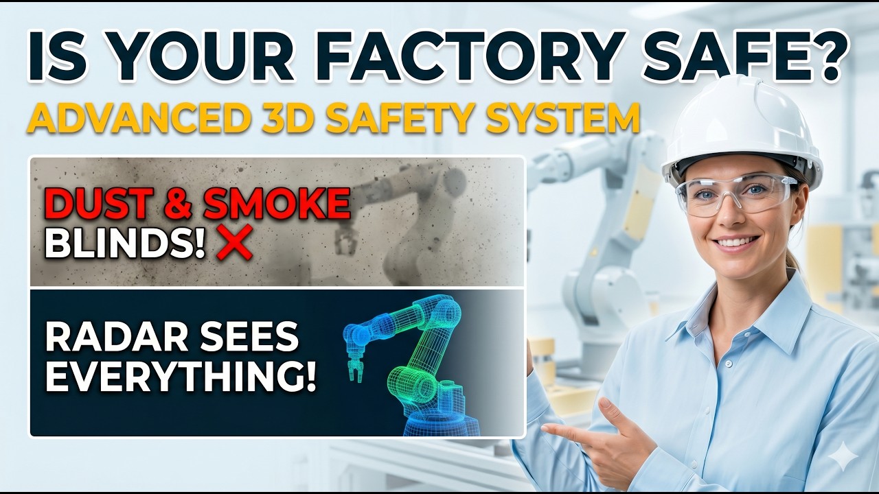 Industrial 3D Radar Safety Systems: Seeing Through Dust & Smoke