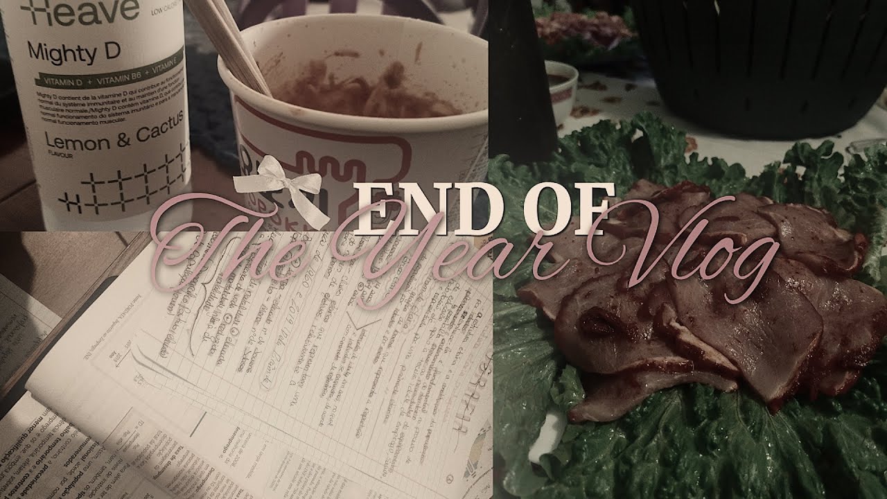 End of 2025 vlog!  Lots of studies, self care, food, K-pop, and lots of more! 🤍