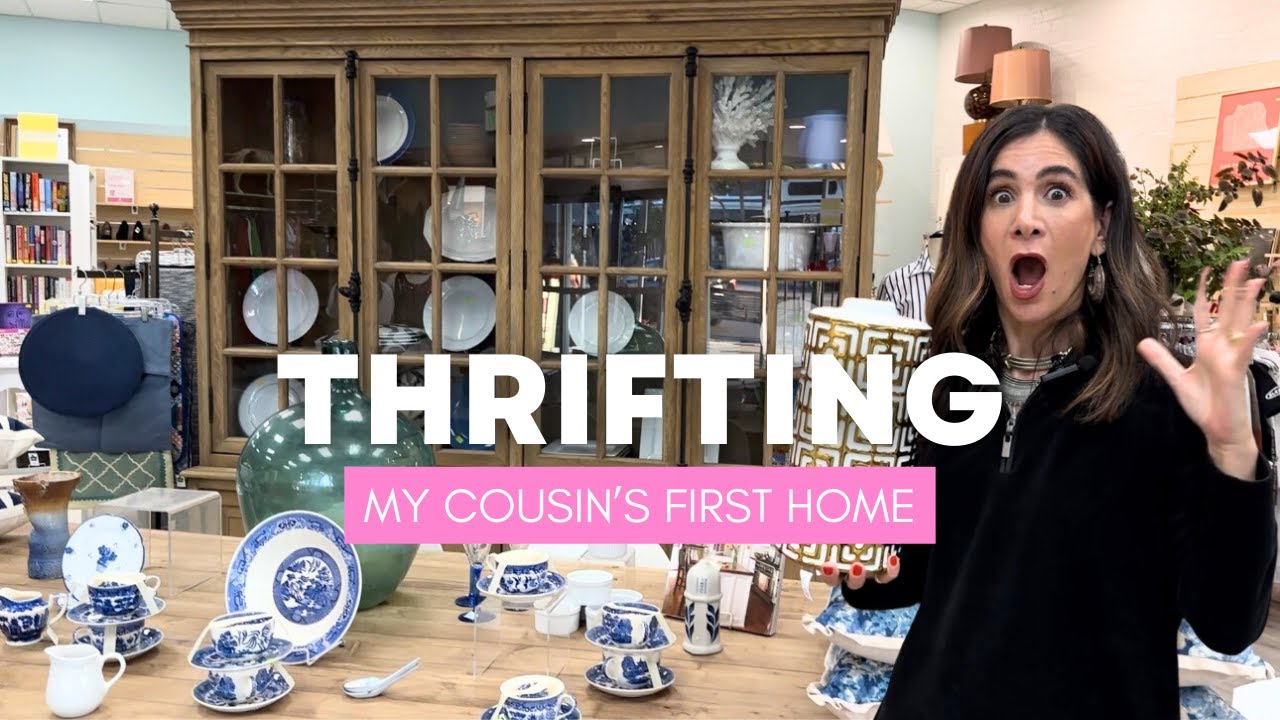 THRIFTING MY COUSIN'S FIRST HOME! 2 STORES, 2 HOURS AND ONLY $200!