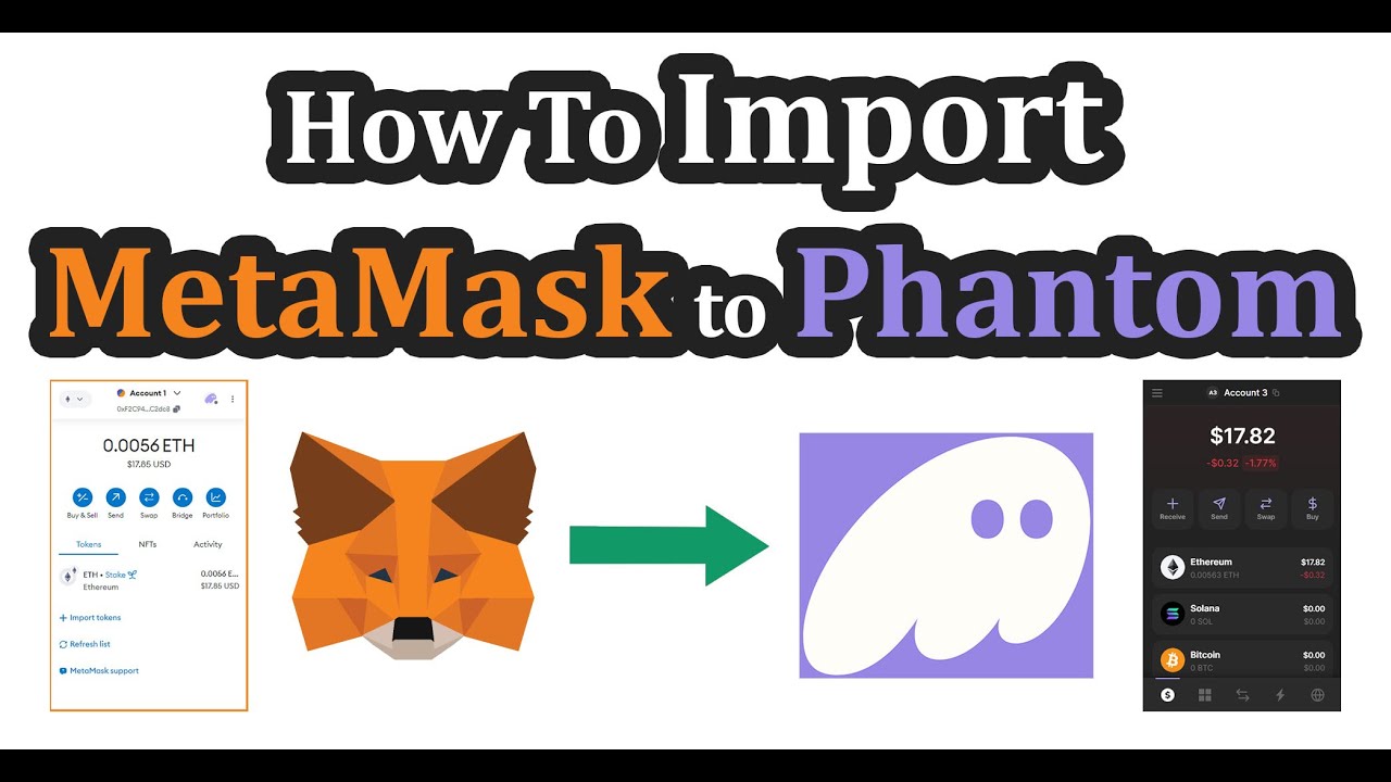 Как импортировать MetaMask в Phantom Wallet (пошаговое руководство)