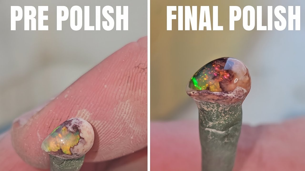 Mexican Jelly Opal Transformation &mdash; Hand Polished to Fire!