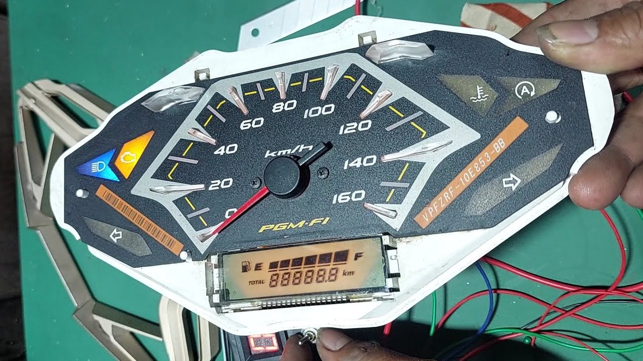 Service speedometer Vario 125 LED mati total & LCD sunburning #speedometer #sunburning #vario125