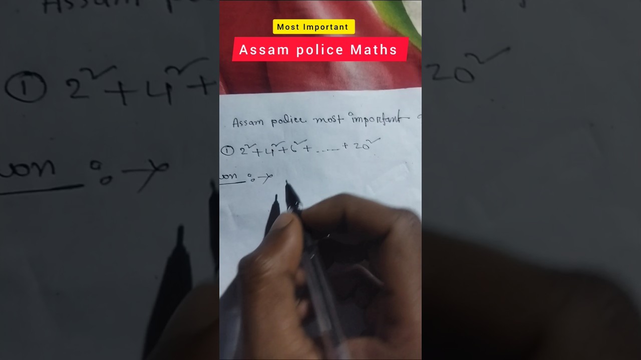 Important maths For Assam Police AB UB 🔥 |Number System| #maths #important #numbersystem
