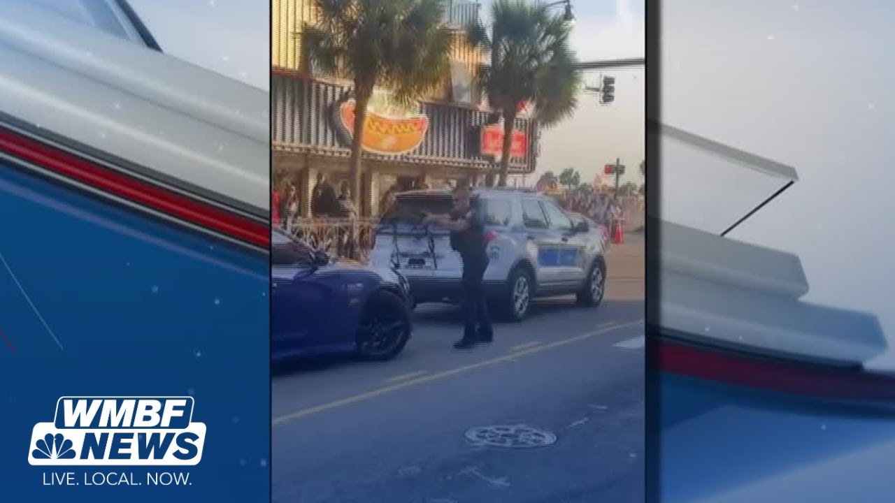 Viral video shows arrests made at gunpoint on crowded Ocean Boulevard in Myrtle Beach