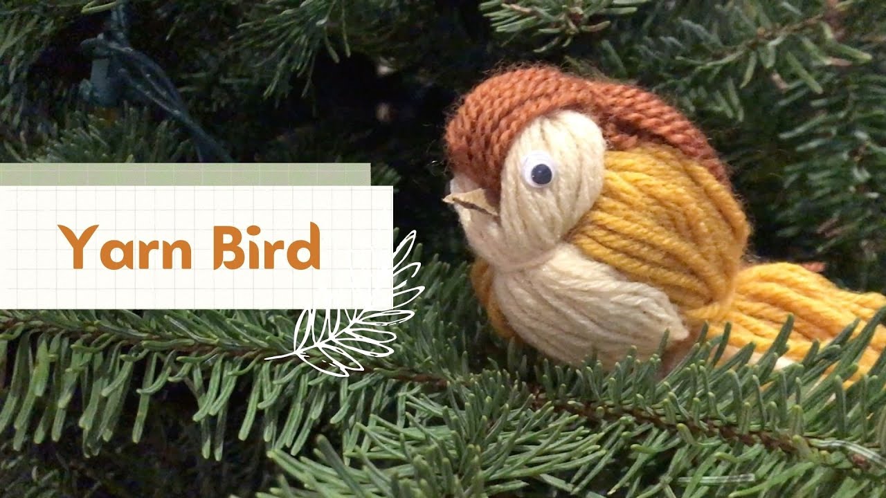 DIY Yarn Bird