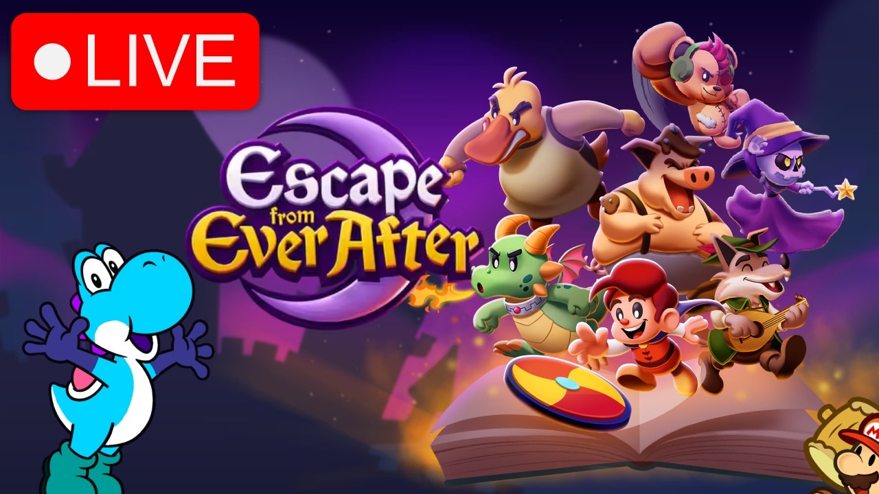 🔴Escape From Ever After! paper mario inspired game :o