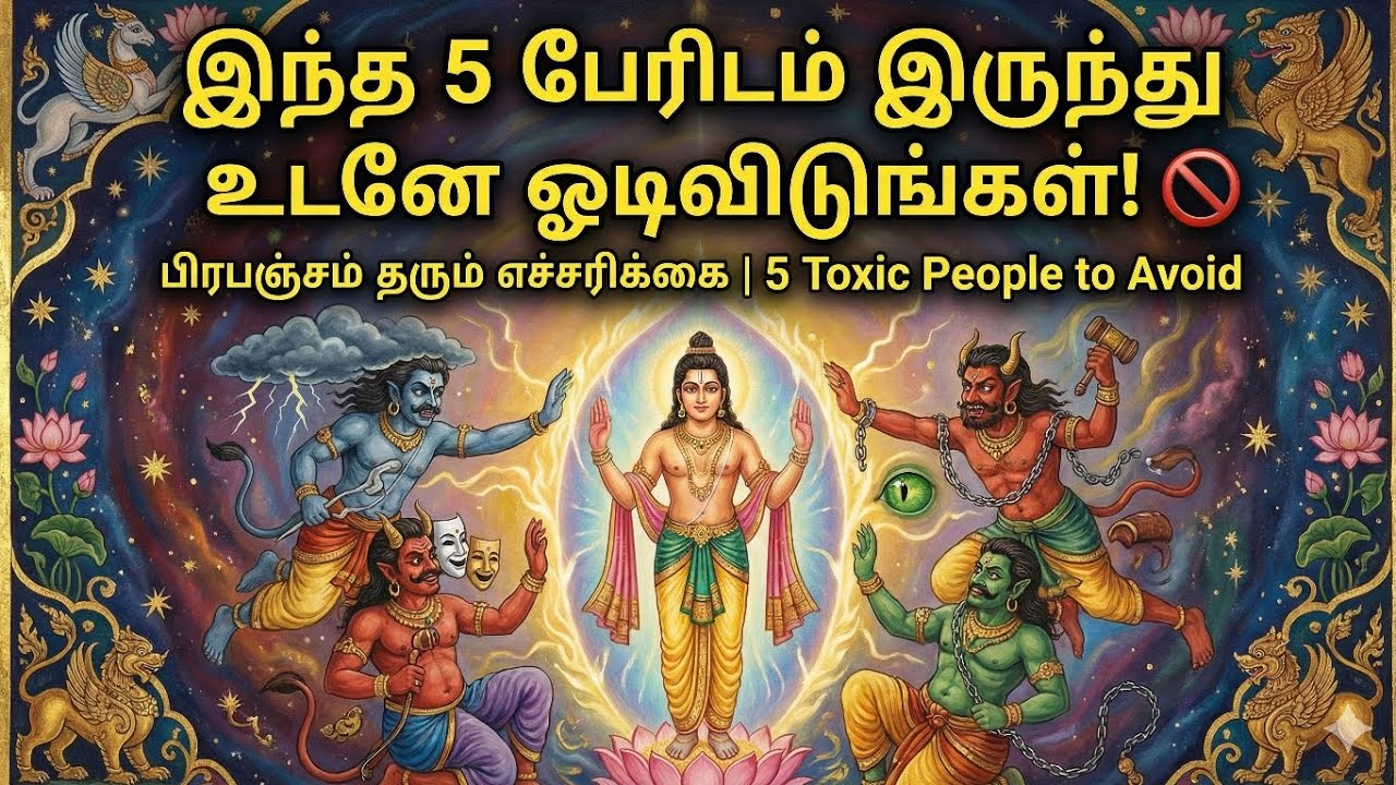 இந்த 5 பேரிடம் இருந்து உடனே ஓடிவிடுங்கள்! 🚫 பிரபஞ்சம் தரும் எச்சரிக்கை 5 Toxic People to AvoidCreate