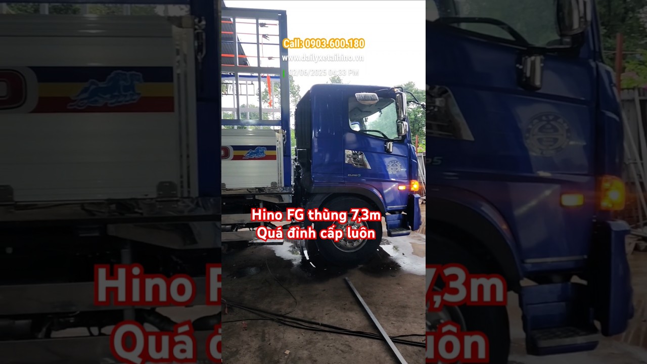Hino FG th&ugrave;ng 7,3m tải 8 tấn #shorts #hino #hinofg