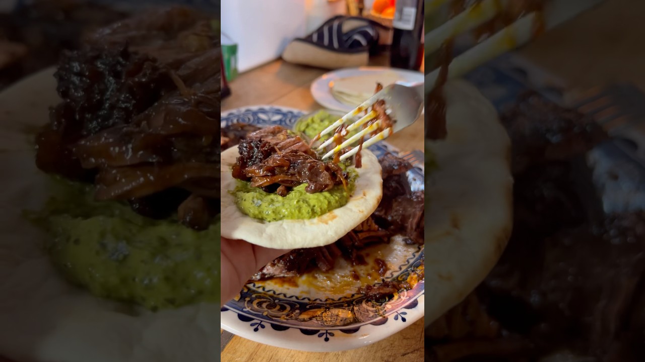 Slow cooked Brisket for NYE #slowcooked #brisket #barbacoa #tacos #mecicanrecipe