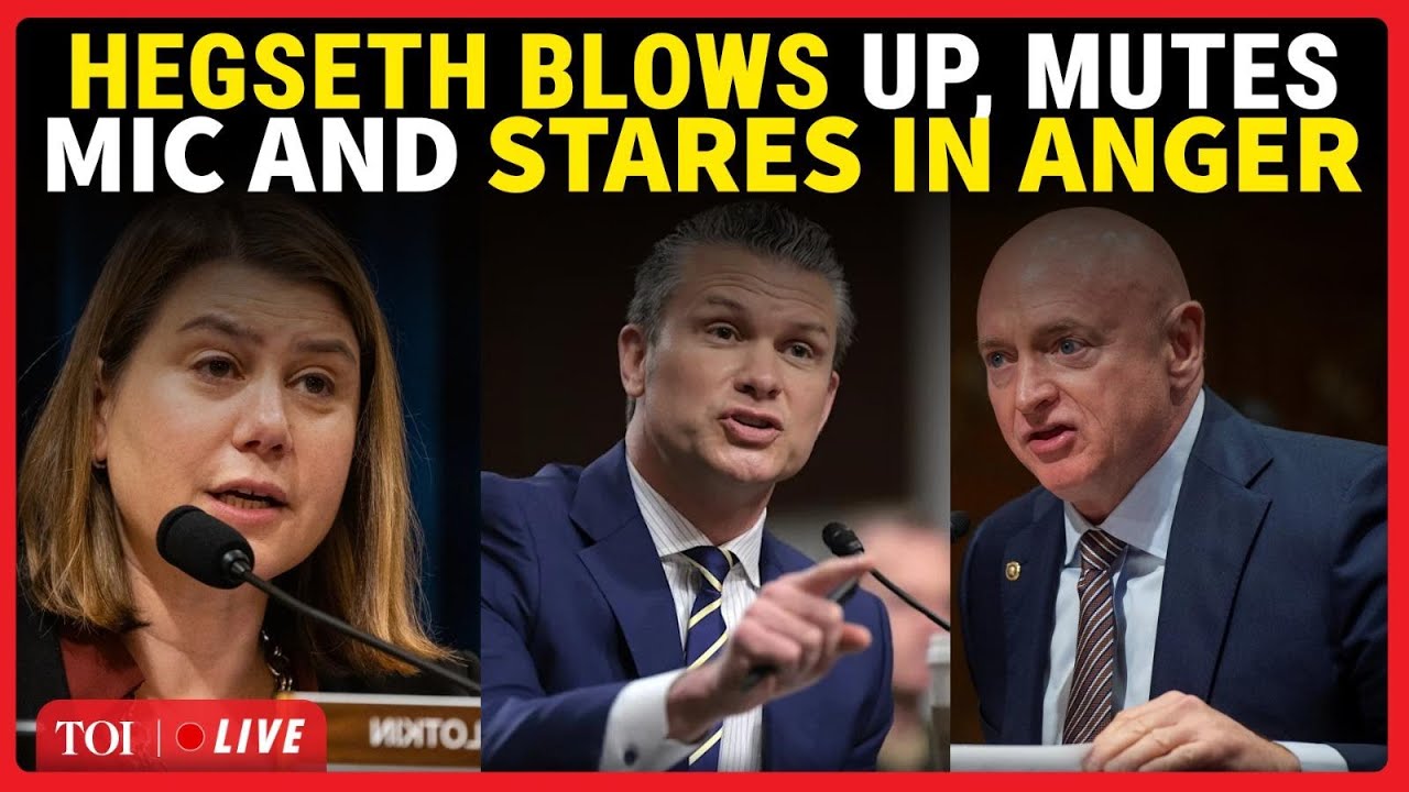 US Senate LIVE: ‘Save The Lecture’: Pete Hegseth Explodes, Turns Off Mic During Fiery Testimony
