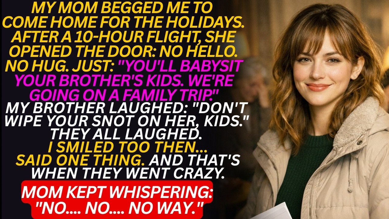 My Mom Flew Me Home for the Holidays — So I Showed Them All the Receipts They Owed Me