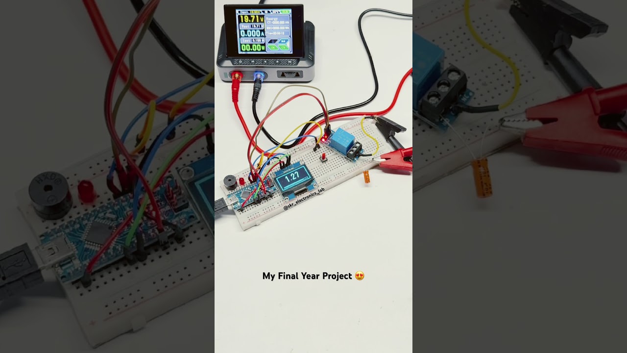 Guy&rsquo;s this is my final year project 😍 #electronicsproject #experiment