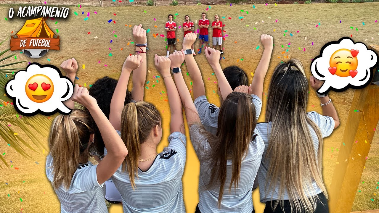 ELAS ASSISTIRAM O TREINO DOS MENINOS E FALARAM ISSO!! - ( ACAMPAMENTO DE FUTEBOL ) #4