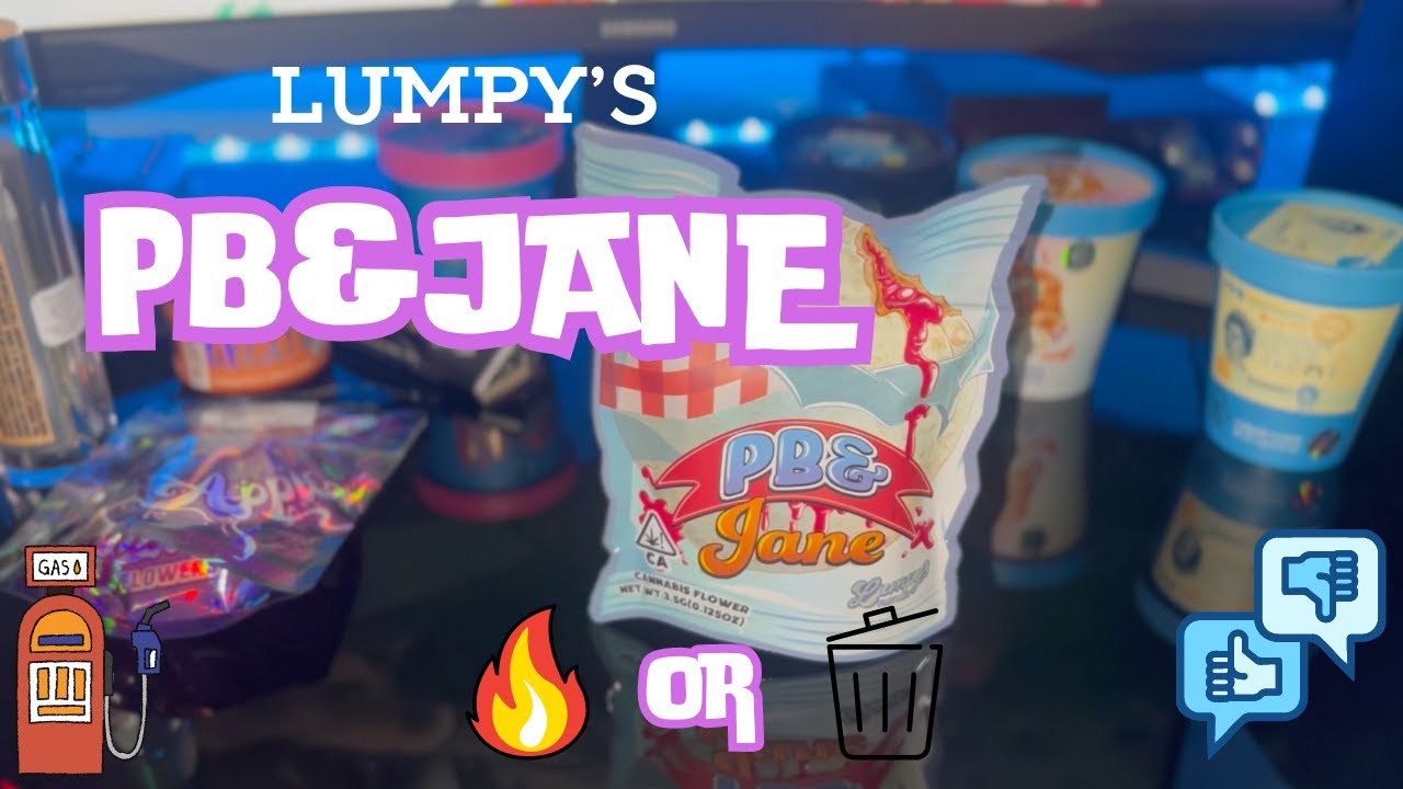 PB&jane by Lumpy&rsquo;s ⛽️🔥! Couldn't even finish the joint 😅👌🏽