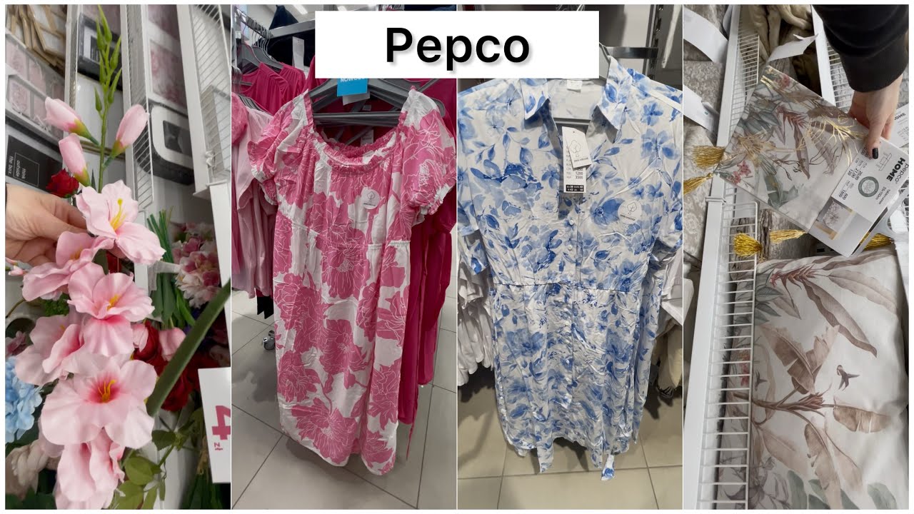 PEPCO LETNIE SUKIENKI BIEŻNIK NAJNOWSZA KOLEKCJA plus dział męski oraz Pepco HOME