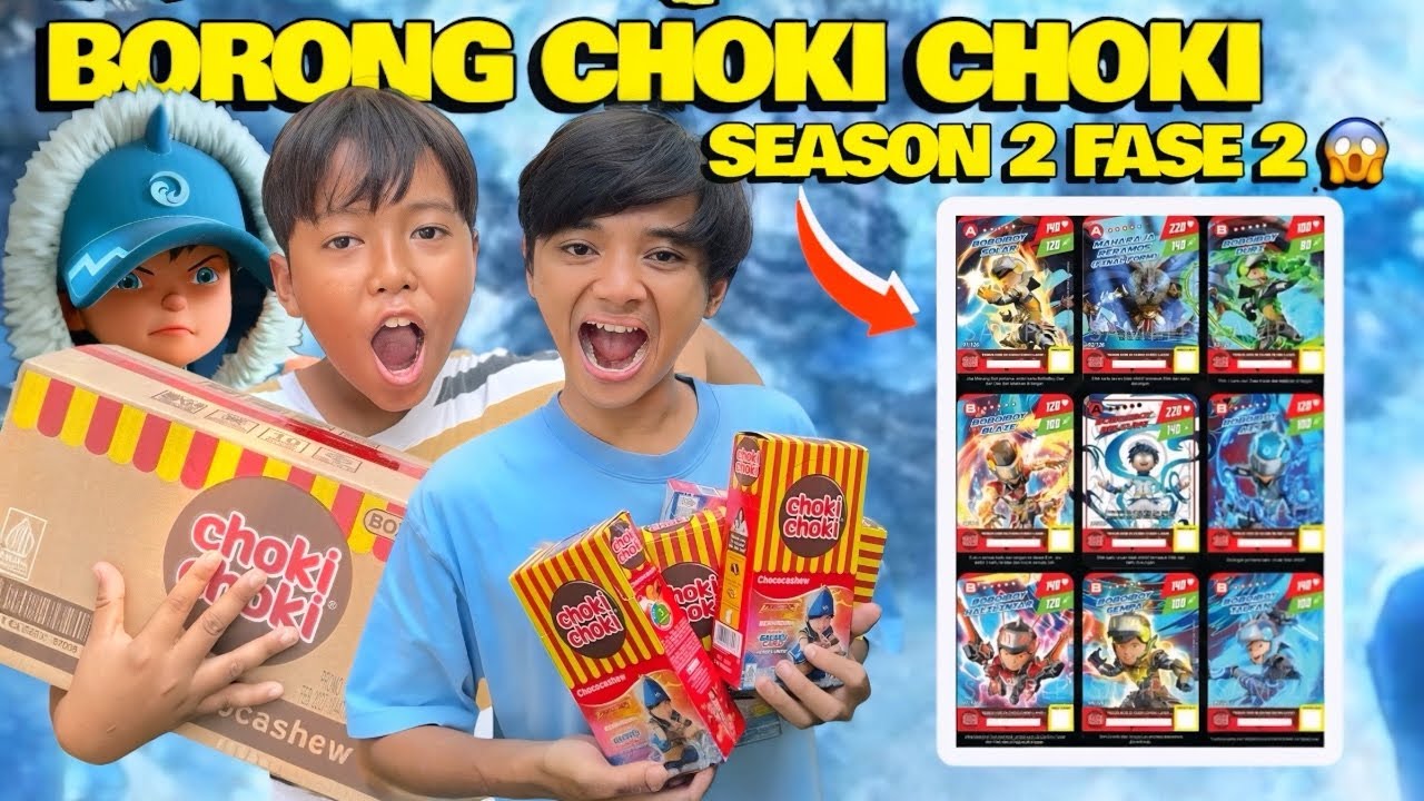 NGABUBURIT BORONG BREWEK LANGSUNG CHOKI CHOKI BOBOIBOY SEASON 2 FASE 2 🔥🔥