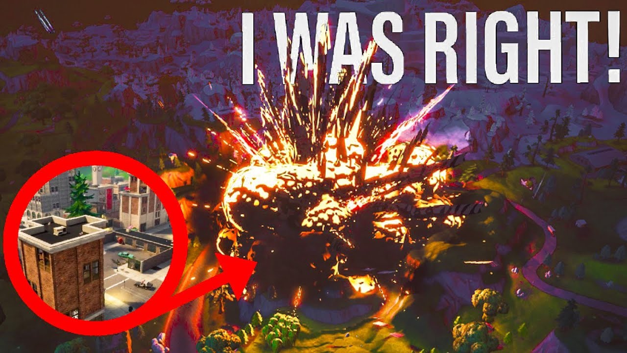 I Predicted the destruction of Tilted Towers in Fortnite!!!