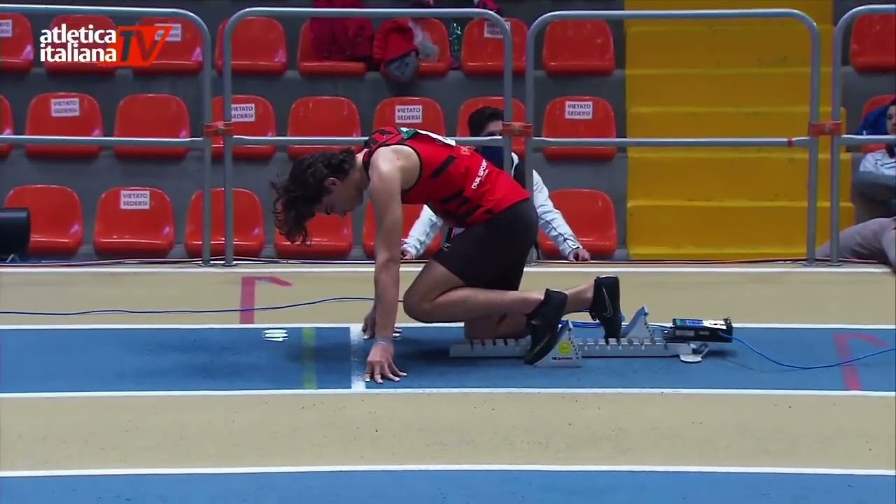 Finale 200 metri Allievi campionati italiani indoor Ancona 2022