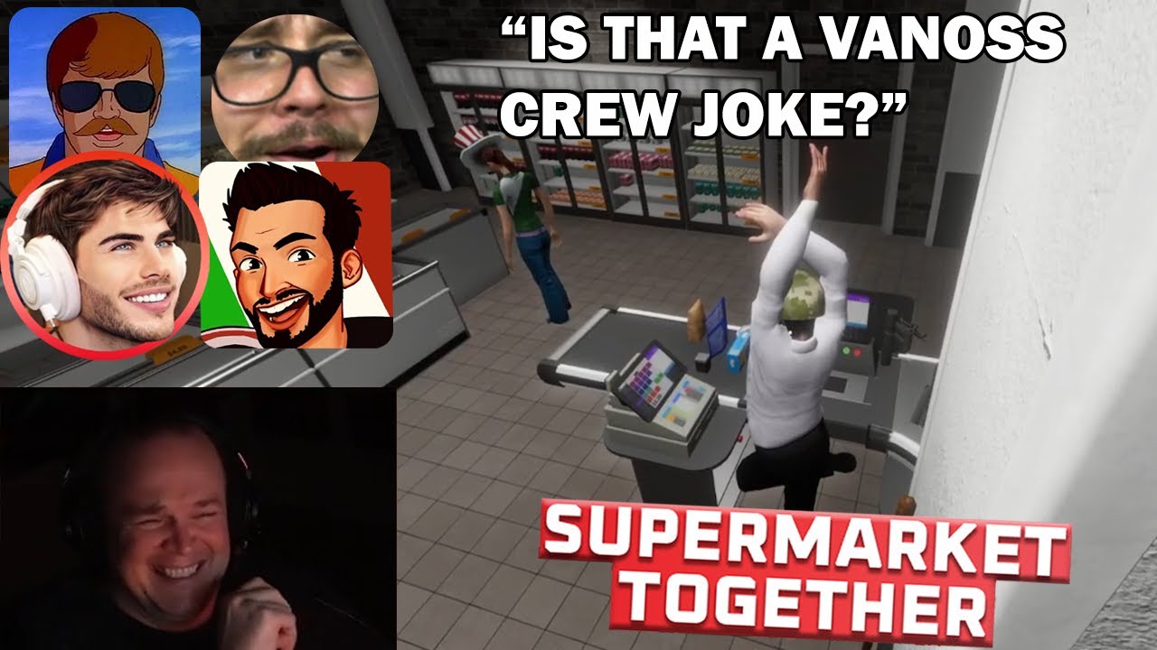 TERRORISERS JOKE GOES OVER EVERYBODYS HEAD Sark w/ GassyMexican, Bruce & Nfen (Supermarket Together)